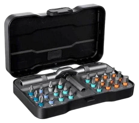 Отвертка с насадками Xiaomi DUKA/AtuMan RS1 Multipurpose Ratchet Screwdriver Set, Black