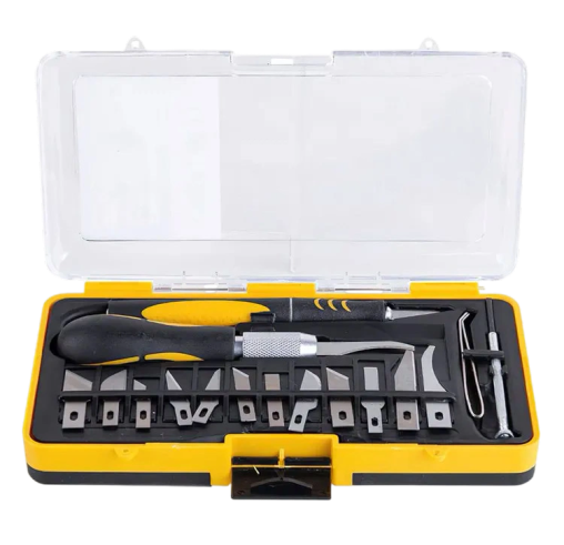 Набор многофункциональных ножей Xiaomi Deli Utility Knife 16 сменных лезвий (DL-DP1)