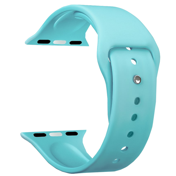 Ремешок для Apple Watch 42/44mm Deppa Band Silicone Mint