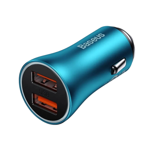 АЗУ Baseus Golden Contactor Max Dual Fast Charger U+U 60W (CGJM000003) Blue