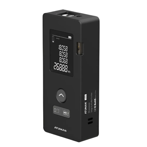 Лазерный дальномер AtuMan Duka LS3 Laser Range Finder 60 м Black