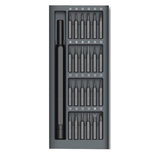 Отвертка с битами Xiaomi Wiha 24 in 1 Precision Screwdriver Kit (MJJXLSD002QW) Silver
