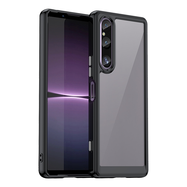 Чехол для Sony Xperia 1 V Caseport противоударный с черными рамками