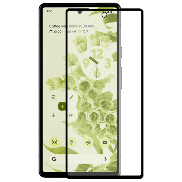 Стекло защитное для Google Pixel 6a/7a G-Rhino черное