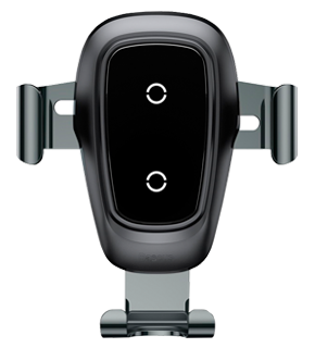Автодержатель Baseus Metal Wireless Charger Gravity Car Mount Black