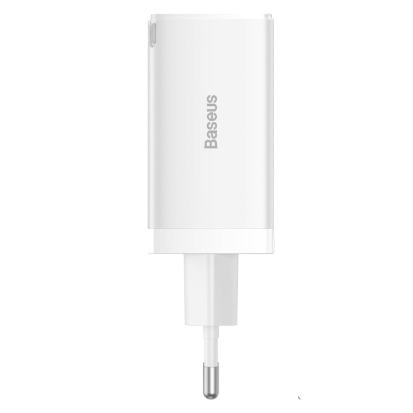 Сетевое зарядное устройство Baseus GaN5 Pro Desktop Fast Charger 2C+USB 65W (CCGP120202) White