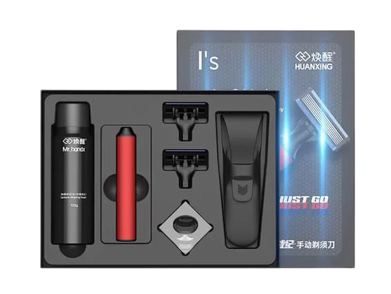Набор для бритья Xiaomi Huanxing Chaocai Zhanji Manual Shaver H506-6 Red CN