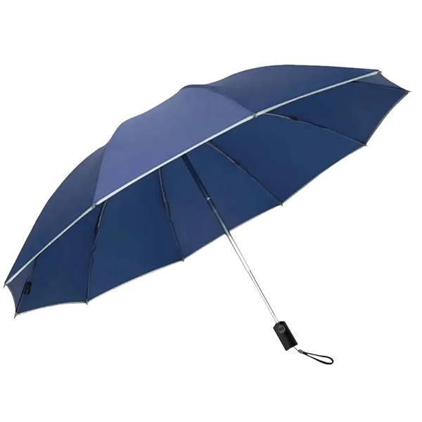 Зонт Zuodu Automatic Umbrella Led синий