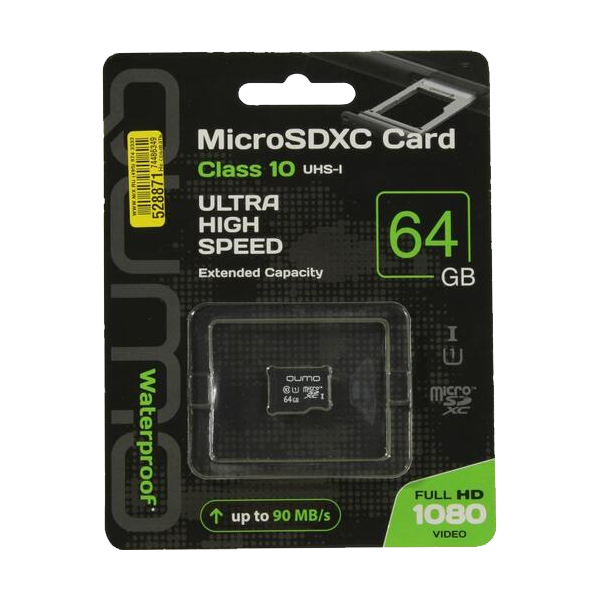 MicroSDXC 64GB QUMO MicroSDXC (QM64GMICSDXC10U1NA)
