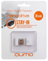 USB-накопитель Qumo Nano USB 2.0 8GB White