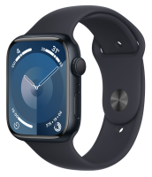 Apple Watch Series 9 GPS 45mm Aluminium Case with Midnight Sport Band M/L (MR9A3)