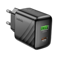 СЗУ Hoco CS25A Rico PD20W+QC3.0 черный
