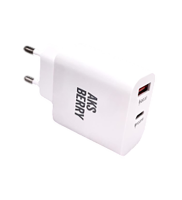 Сетевое зарядное устройство Aksberry T43 20W PD + QC3.0 (белый)