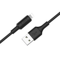 Кабель Hoco X25 Soarer USB to Lightning 1м черный Кабель Hoco X25 Soarer USB to Lightning 1м черный