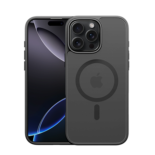 Чехол для iPhone 16 Pro Max Dux Ducis Yind Series Case, MagSafe, матовый с черными рамками