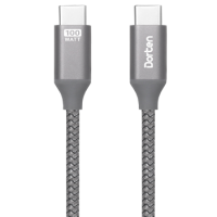 Кабель Dorten USB-C to USB-C PD Tetron Series 2m Space Gray