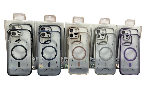 Чехол для iPhone 16 Berlia Magnetic с MagSafe, синий