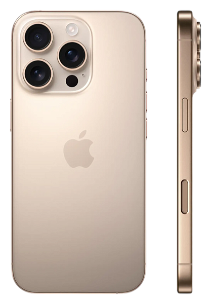 Apple iPhone 16 Pro 128ГБ Desert Titanium (Пустынный титан) 2Sim