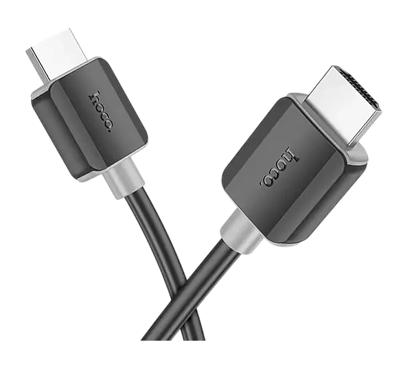 Кабель HDMI to HDMI HOCO US08 HDTV 2.0, 4K 60Hz, 2м, PVC черный