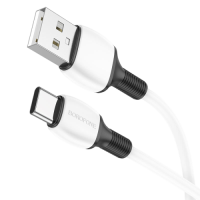 Кабель BOROFONE BX84 Rise USB to Type-C, 1.0м, 3,0А белый