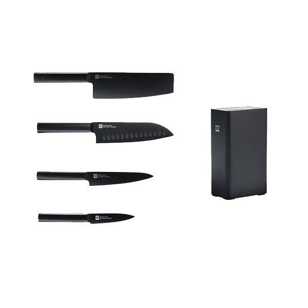 Набор ножей Xiaomi HuoHou Heat Cool Black Non-stick Knife Set HU0076 Black
