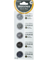Батарейки литиевые Xiaomi Henli Max тип CR2032 5 шт. (блистер)