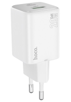 Сетевое зарядное устройство Hoco N41 Almighty PD20W+QC3.0 White