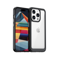 Чехол для iPhone 15 Pro Caseport противоударный с черными рамками