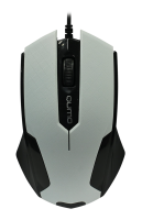 Мышь Qumo Office M14, проводная, оптическая, белая