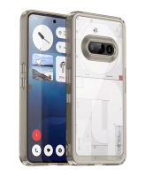 Чехол для Nothing Phone (3a) Caseport, двухкомпонентный прозрачный с боковыми рамками, серый