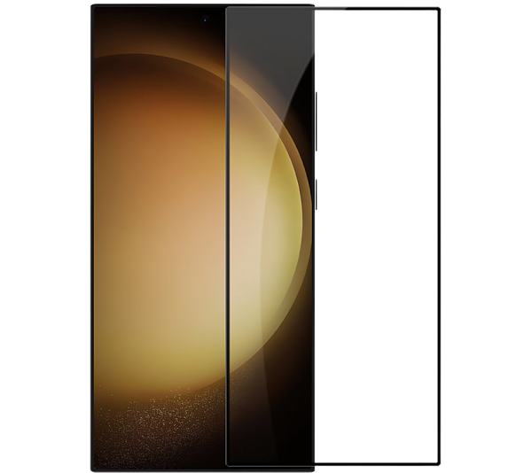 Стекло защитное для Samsung Galaxy S24 Ultra G-Rhino черное