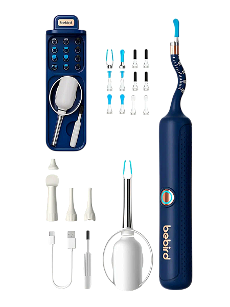 Умная ушная палочка Xiaomi Bebird Visual Ear Picking Device Bebird 3 Plus, Blue (синяя)