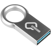 USB-накопитель Qumo Ring USB 3.0 128GB Metallic USB-накопитель Qumo Ring USB 3.0 128GB Metallic