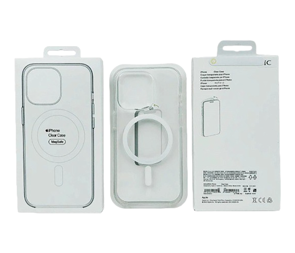 Чехол для iPhone 16 MagSafe Clear Case с анимацией прозрачный