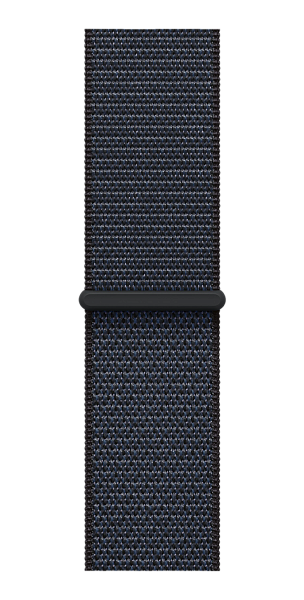 Apple Watch Series 10 GPS 42mm Aluminium Case with Jet Black/Ink Sport Loop (MWWG3)