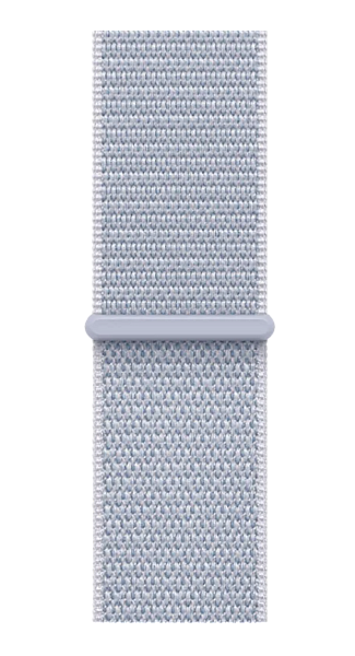 Apple Watch SE (2024) GPS 40mm Aluminum Case with Silver/Blue Cloud Sport Loop (MXEE3)