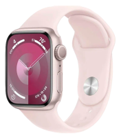 Apple Watch Series 9 GPS 41mm Aluminium Case with Pink/Light Pink Sport Band S/M (MR933)