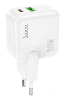 Сетевое зарядное устройство Hoco C111A PD30W+QC3.0 White