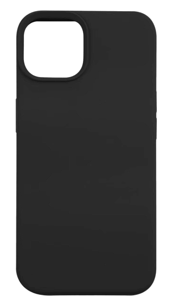 Чехол силиконовый Red Line для iPhone 14, с микрофиброй, Black