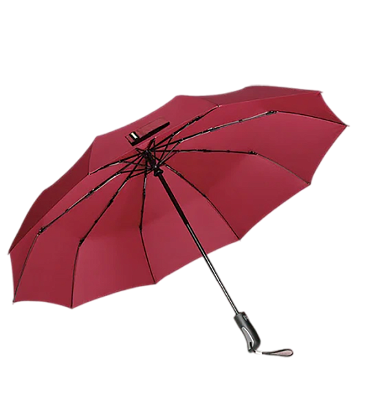 Зонт Zuodu Automatic Umbrella Led красный