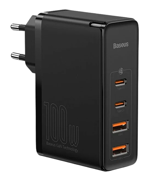 Зарядное устройство Baseus GaN2 Pro Quick Charger 2C+2U 100W (CCGAN2P-L01) черный