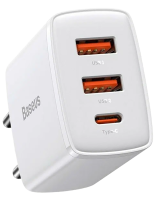 Зарядное устройство Baseus Compact Quick Charger 2U+C 30W белый