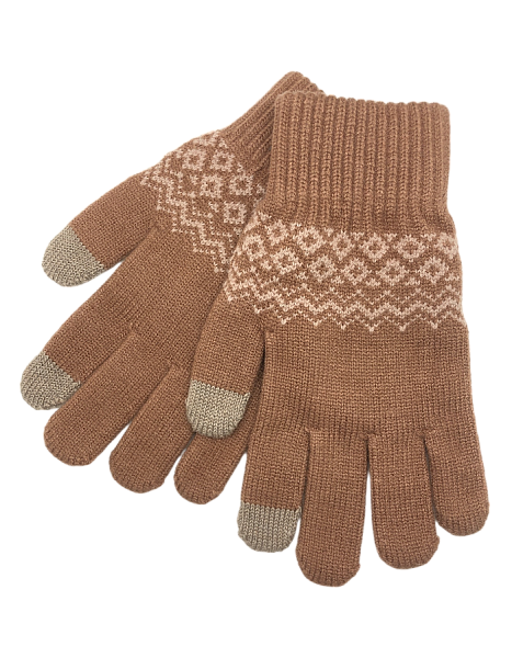 Перчатки Xiaomi для сенсорных экранов FO Touch Wool Gloves Brown