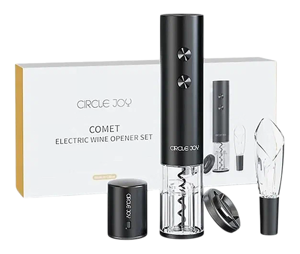Винный набор Xiaomi Circle Joy 4 in 1 Comet Electric Wine Opener Set (CJ-TZ20) Global (black)