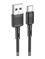 Кабель Hoco X83 Victory USB - Type-C 3.0A, 1m Black
