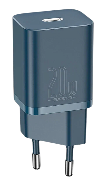 Зарядное устройство Baseus Super Si Quick Charger 1C 20W синий (CCSUP-B03)
