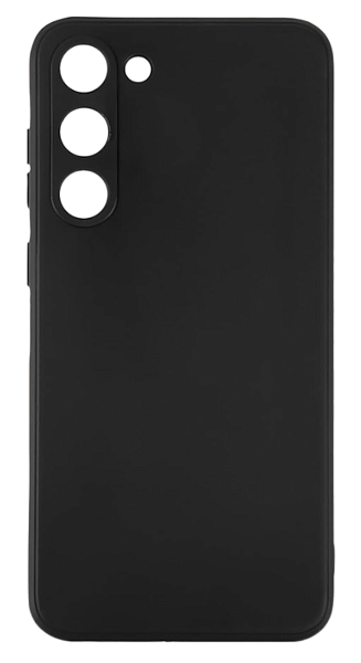 Накладка силикон iBox Case для Samsung Galaxy S23+, с защитой камеры и подложкой, черный