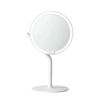 Зеркало косметическое Xiaomi Mini 2 Desk Makeup Mirror Pink AML117 White