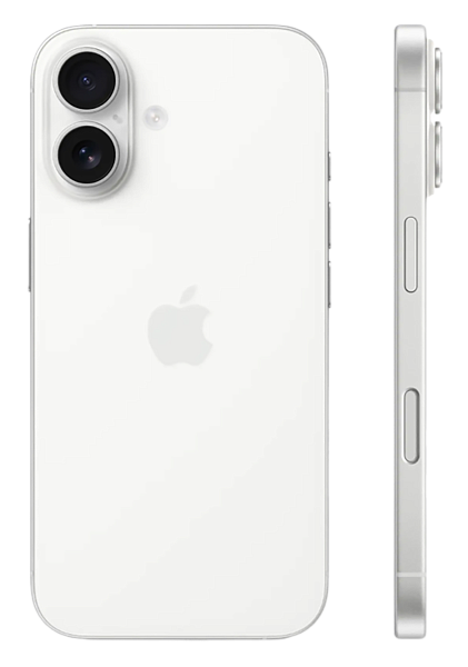 Apple iPhone 16 128ГБ White (Белый) Sim+eSim