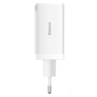 Сетевое зарядное устройство Baseus GaN5 Pro Desktop Fast Charger 2C+USB 65W (CCGP120202) White